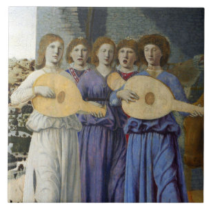 Azulejo NATIVIDAD, ÁNGELES DE NAVIDAD por PIERO DELLA FRAN