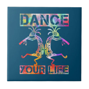 Azulejo Nativos Americanos Kokopelli - Baila Tu Vida 3