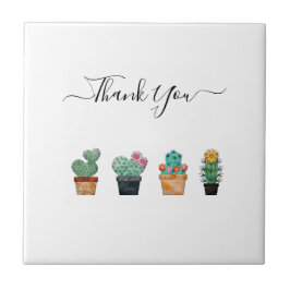 Azulejo Naturaleza de la flor de Cactus