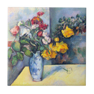 Azulejo Naturaleza muerta Flores en un jarrón por Paul Cez