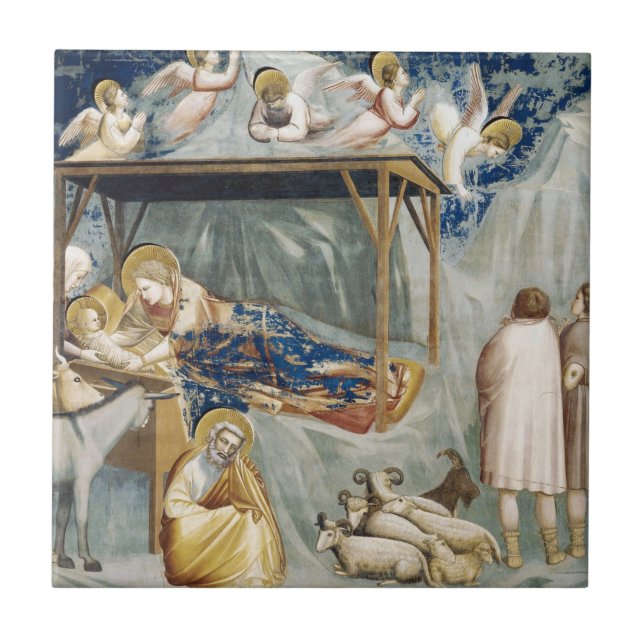 Azulejo Navegación (nacimiento de Jesucristo) (por Giotto) (Frente)
