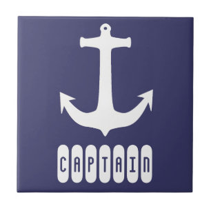 Azulejo Navegación por el océano marino de Captain Anchor