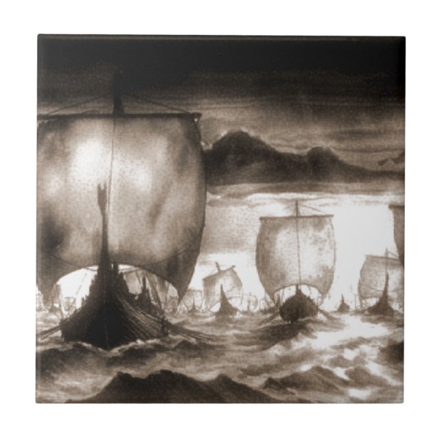 AZULEJO NAVES DE VIKING (Frente)