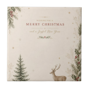 Azulejo Navidad escandinava personalizada