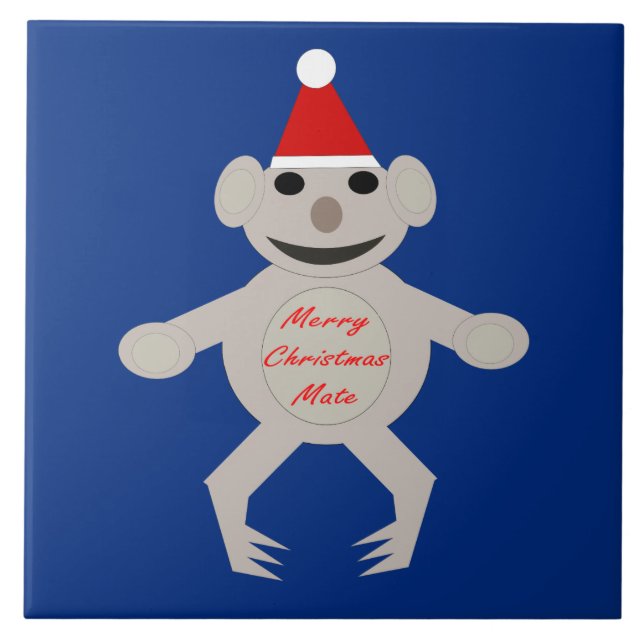 Azulejo Navidades australianos Koala Bear Tile (Frente)