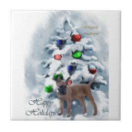 Azulejo Navidades belgas de Malinois