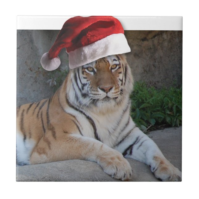 Azulejo Navidades Bengal Tiger (Frente)