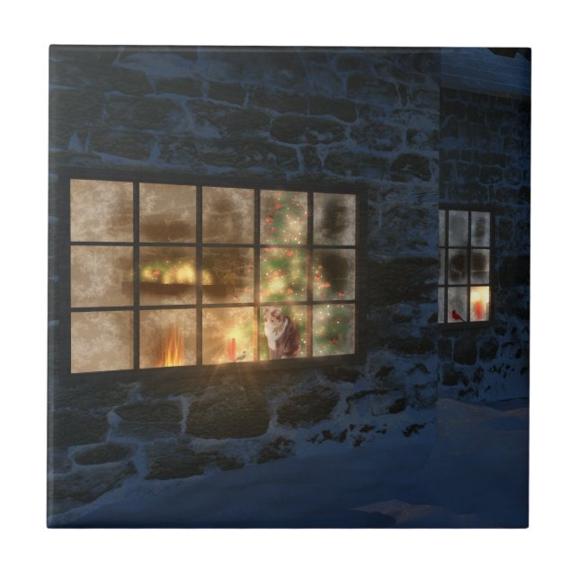 Azulejo Navidades Cwm Tile Decorativo / Trivet (Frente)