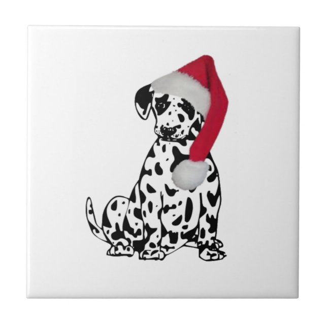 Azulejo Navidades Dalmatian (Frente)