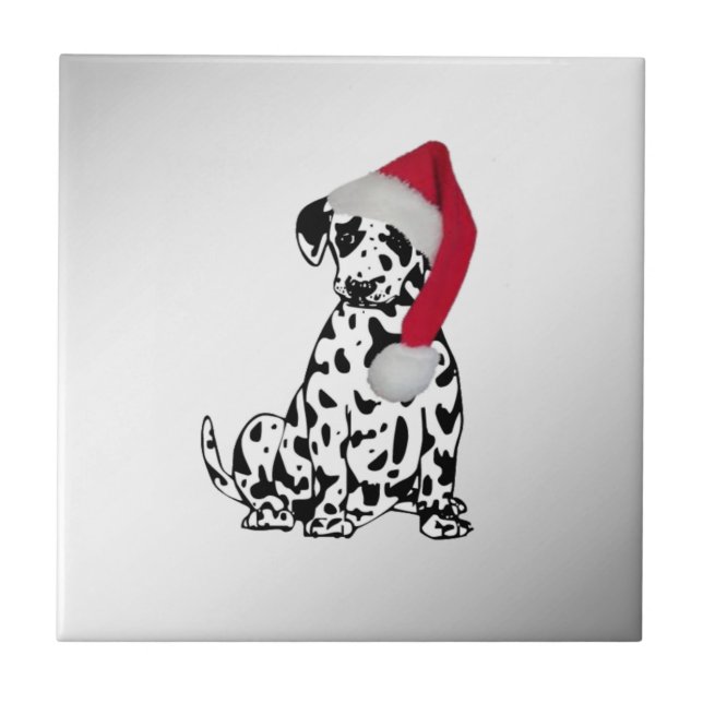 Azulejo Navidades Dalmatian Silver (Frente)