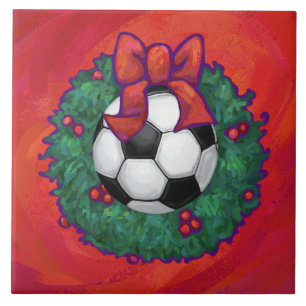 Azulejo Navidades de baloncesto de fútbol