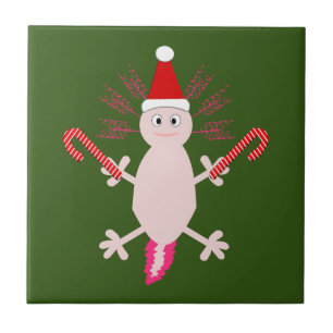 Azulejo Navidades de Cute Axolotl