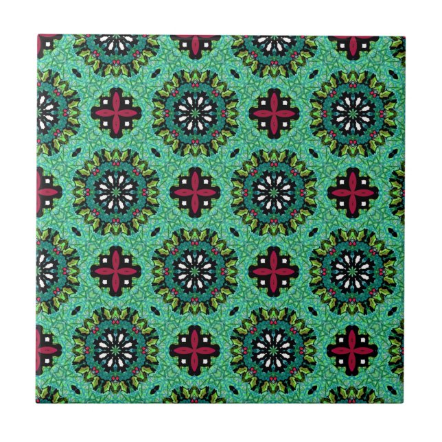 Azulejo Navidades de Ornate Scribbles (Frente)