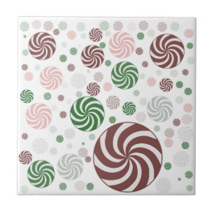 Azulejo Navidades de patrones pretzel