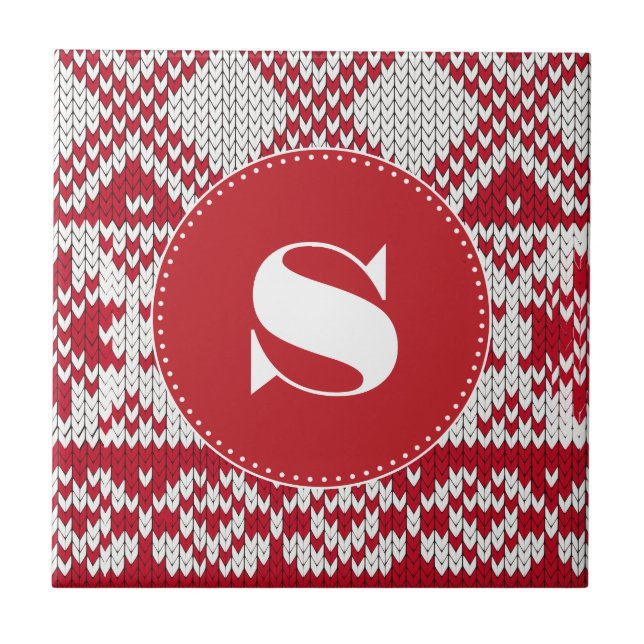 Azulejo Navidades de punto (Frente)