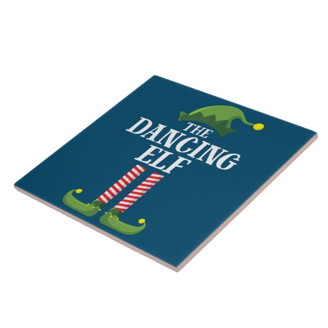 Azulejo Navidades del grupo familiar Elf Mateo Dancing Fie (Lado)