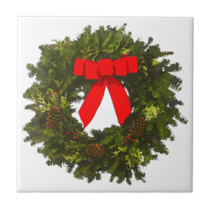 Azulejo Navidades escribieron con los pimientos y el arvej