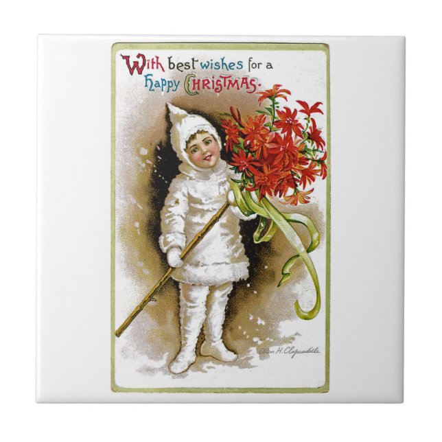 Azulejo Navidades felices (Frente)