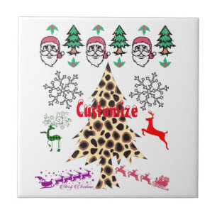 Azulejo Navidades feos al azar Mishmash Thunder_Cove