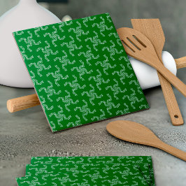 Azulejo Navidades Garland Green, decoración de Navidades