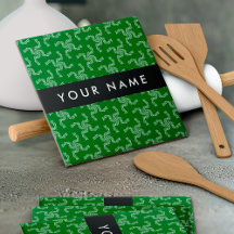 Navidades Garland, Green, Your name, Personalize