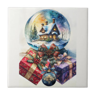 AZULEJO NAVIDADES GLOBALES Y ORNAMENTO