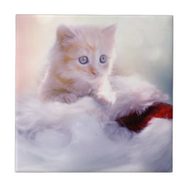 Azulejo Navidades Kitten
