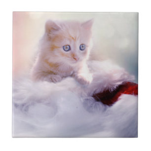 Azulejo Navidades Kitten