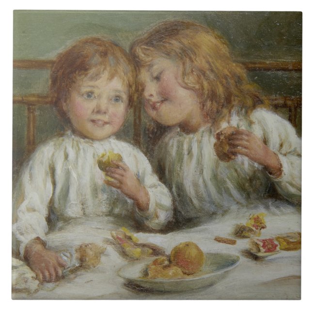 Azulejo Navidades Morning (por Joseph Clark) (Frente)