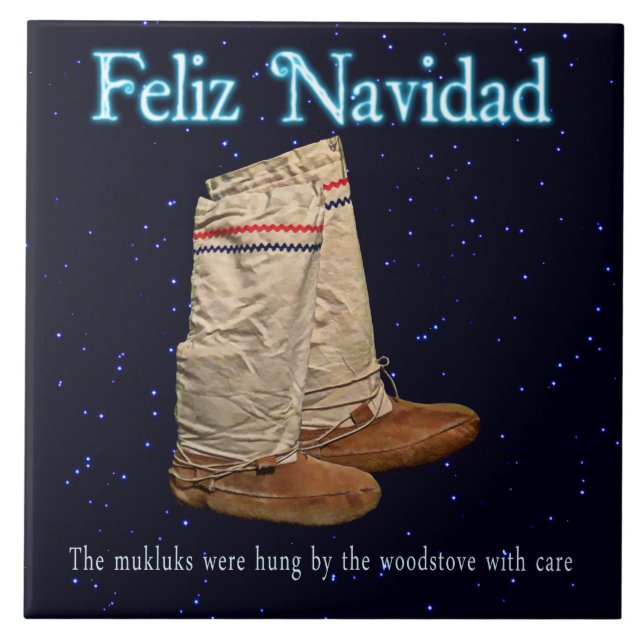 Azulejo Navidades Mukluks (Frente)