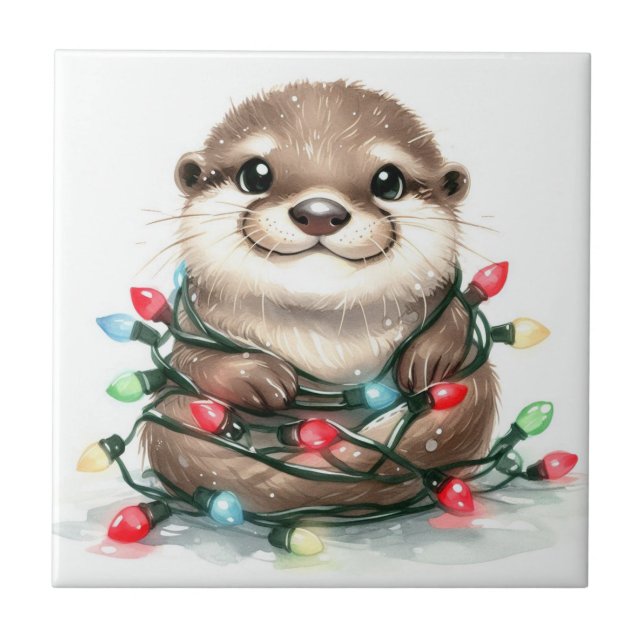 Azulejo Navidades Otter (Frente)