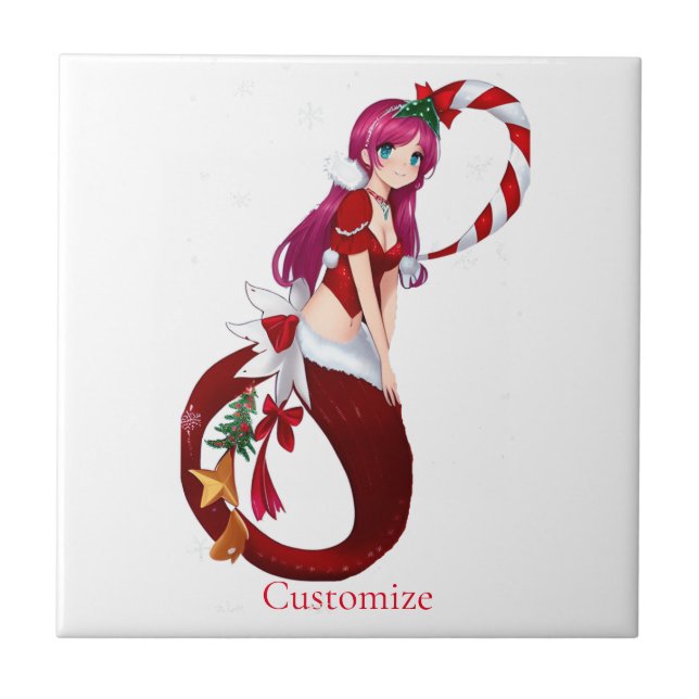 Azulejo Navidades Pixie Mermaid Thunder_Cove (Frente)