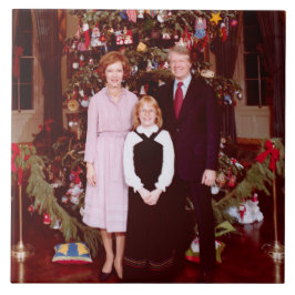 Azulejo Navidades Presidente James Jimmy Carter Casa Blanc