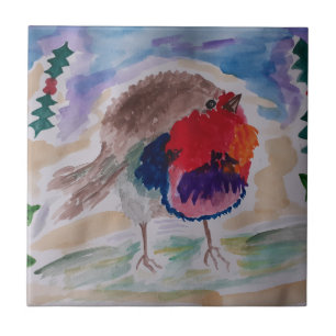 Azulejo Navidades Robin Ceramic Tile