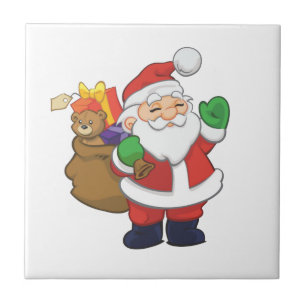 Azulejo Navidades Santa Claus con juguetes
