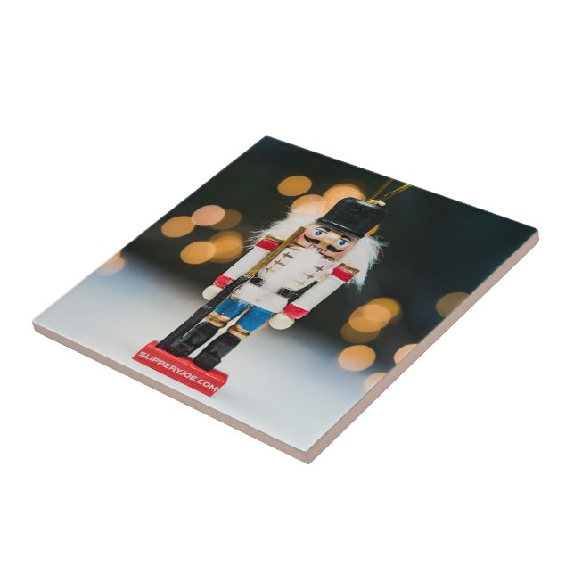 Azulejo Navidades SlipperyOrnamento figurio nutcracker de  (Lado)