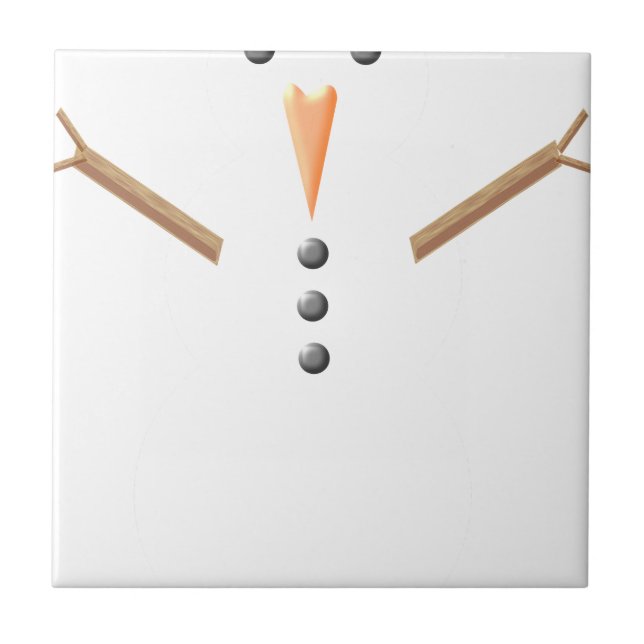 Azulejo navidades snowman (Frente)