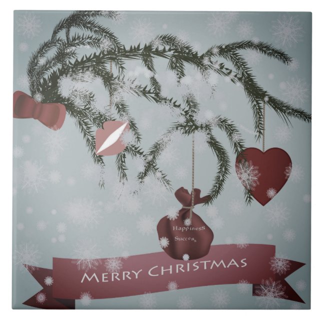 Azulejo Navidades Tile cerámico (Frente)