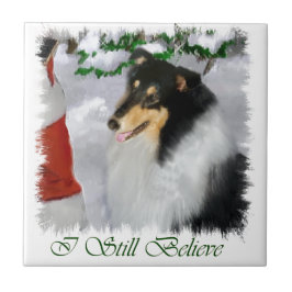 Azulejo Navidades Tri Color Collie