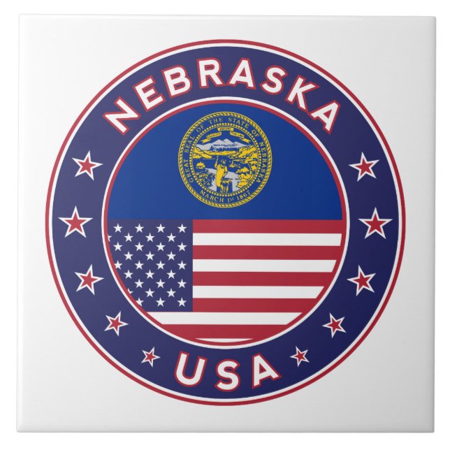 Azulejo Nebraska (Frente)