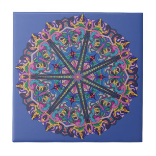 Azulejo Nebula Dream Mandala