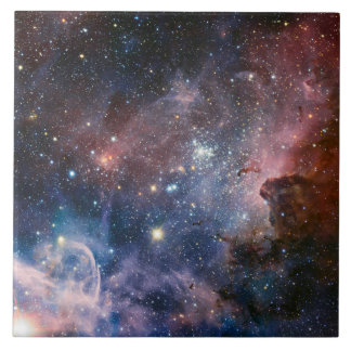 Azulejo Nebulosa Carina Rojo & Azul Telescopio Hubble