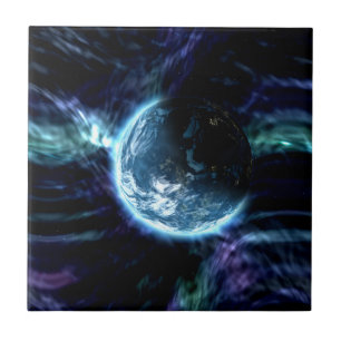 Azulejo Nebulosa estrellada de la aurora del espacio