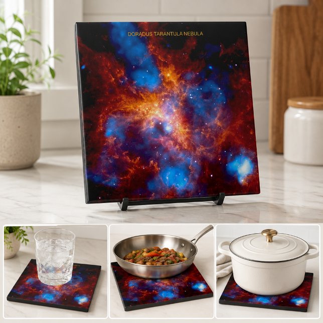 Azulejo Nebulosa Tarántula (Tarantula Nebula Ceramic Tile)
