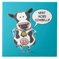 Necesidad divertida más vaca del cencerro