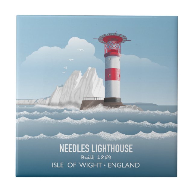 Azulejo Needles Lighthouse (Frente)