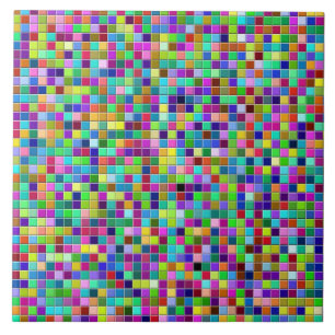 Azulejo Negrita moderna Imprimir más color