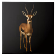Azulejo Negro 4 Luxe con Gazella Elegante