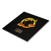 Negro de signo libra zodiac dorado y marrón