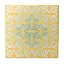 Neo Retro Gold Floral Étnica de Sanur Motifs